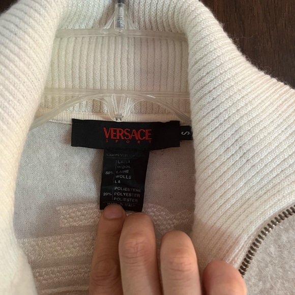 Versace Sport Wool Zip Up - Picture 5 of 8